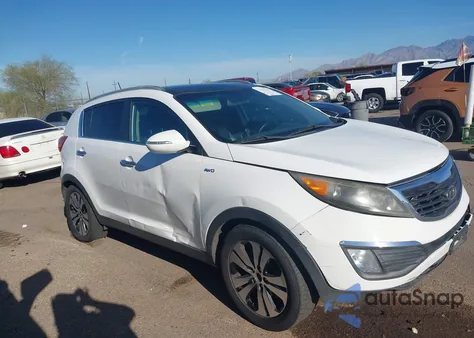 2012 Kia Sportage Ex из США, поврежденный, VIN KNDPCCA27C7201865
